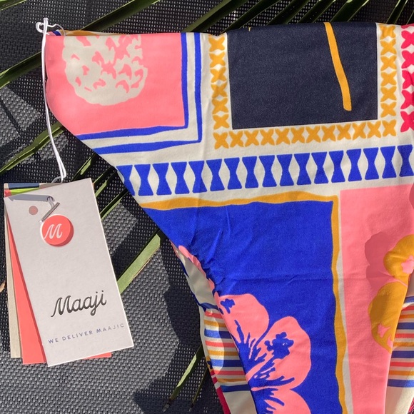 MAAJI x Anthro - Sully High Waist Reversible Cheeky Bikini Bottoms -S - Picture 5 of 15